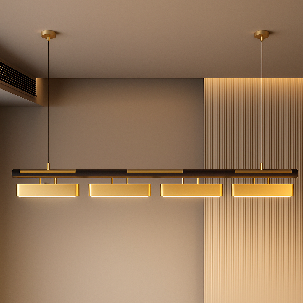 Minimalistische LED Kroonluchter met Verstelbare Kabel