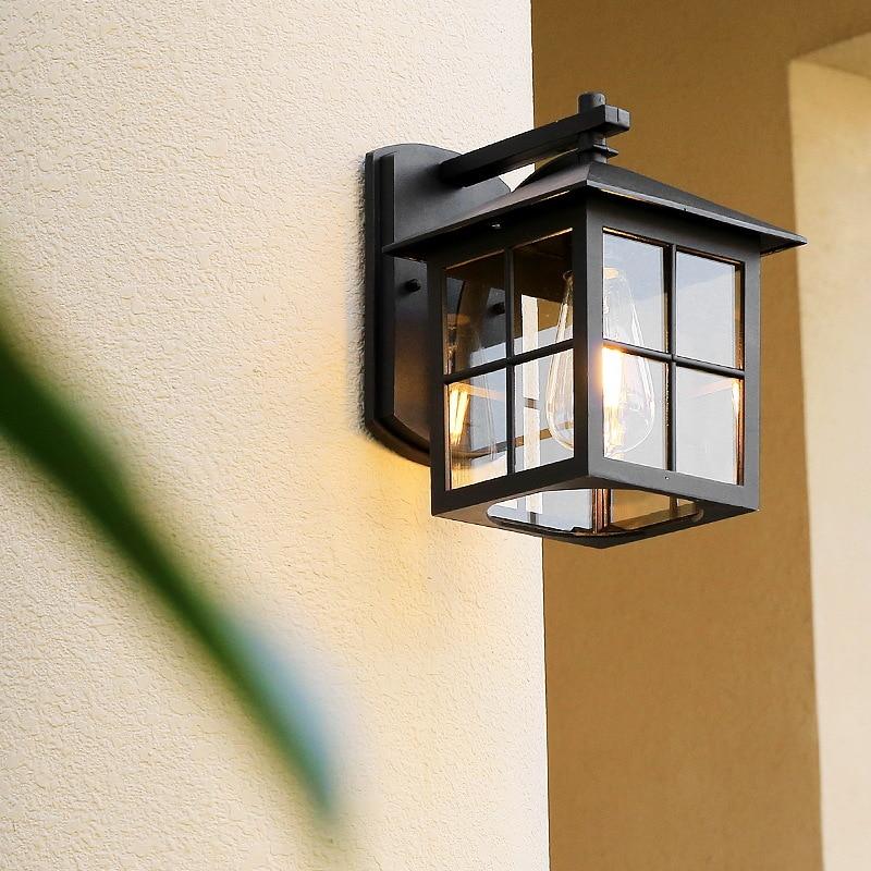 Buiten Wandlamp Zwart - Klassieke Weerbestendige Muurverlichting met Tijdloos Ontwerp voor Tuin en Terras 2