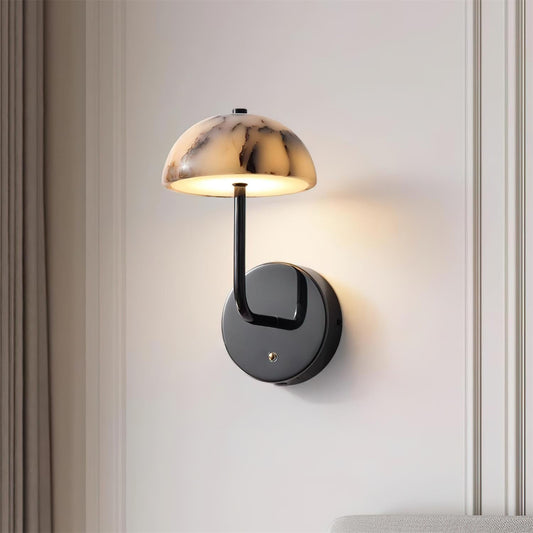 Elegante Wandlamp van Bulgari Marmer met LED Verlichting voor Binnen – Moderne Muurlamp voor Woonkamer en Slaapkamer 1