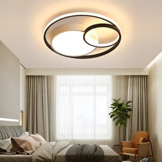 Moderne Dimbare LED Plafondlamp voor Woonkamer en Slaapkamer - Stijlvol Design, Energiezuinig en Aangename Verlichting 1
