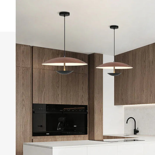 Moderne Hanglamp Ø35 en Ø45 cm voor Eettafel of Woonkamer – Tweekleurig Design voor Stijlvolle Verlichting 1