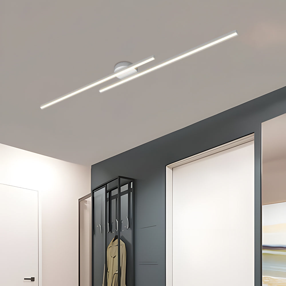 Moderne LED Plafondlamp Zwart met Semi-Inbouw Design voor Slaapkamer en Woonkamer – Verkrijgbaar in 60 cm, 120 cm en 150 cm 12