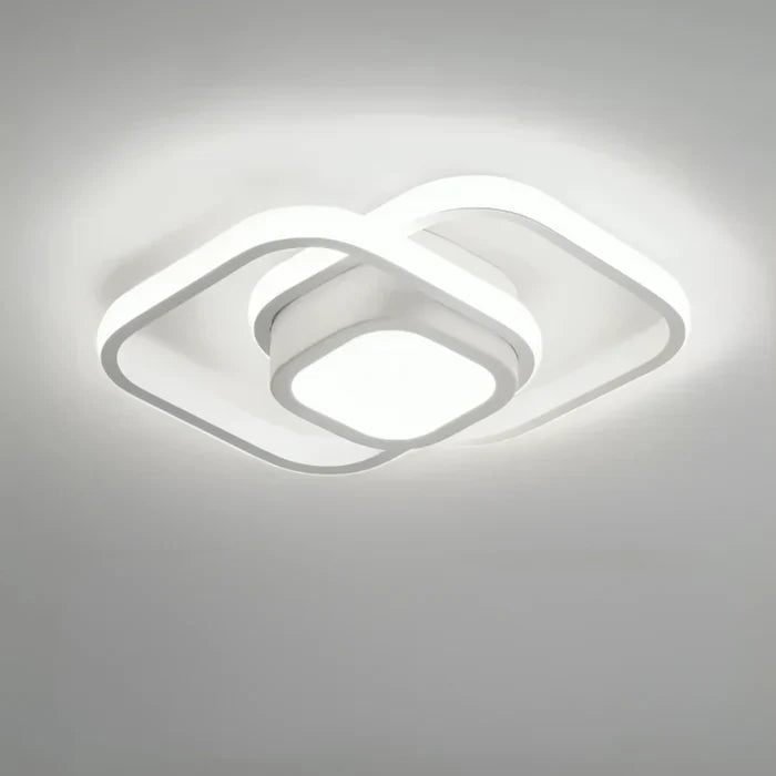 Moderne LED Plafondlamp met Dubbel Ring Design – Energiezuinig en Stijlvol voor Slaapkamer en Woonkamer 11