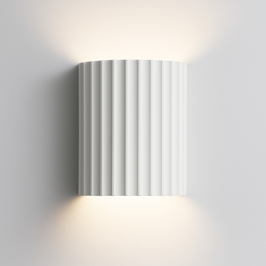 Moderne Wandlamp van Kunsthars met LED Verlichting – 14 x 8 x 16,5 cm voor Binnengebruik 0