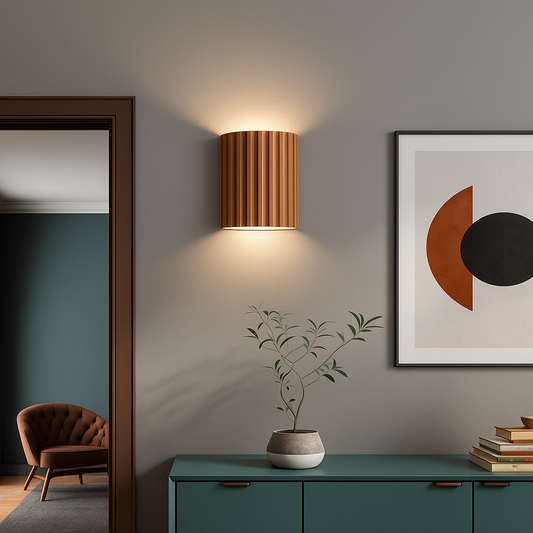 Moderne Wandlamp van Kunsthars met LED Verlichting – 14 x 8 x 16,5 cm voor Binnengebruik 1