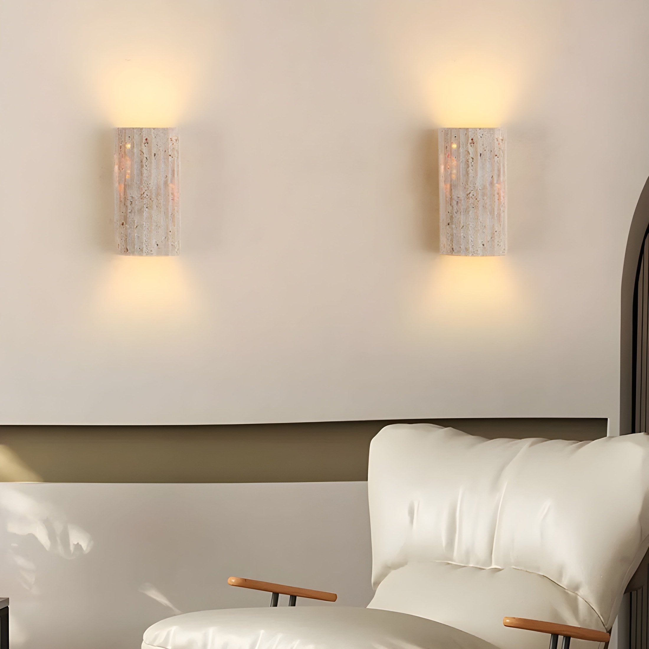 LED Lineair Natuursteen Wandlamp Lange Strip 8W Marmeren