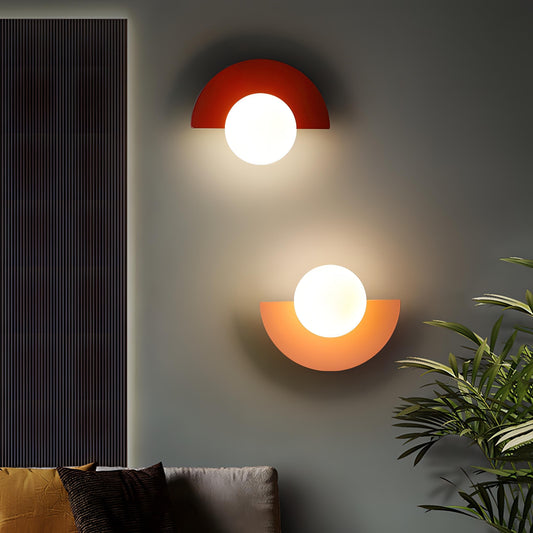 Scandinavische Halfronde Wandlamp met Geïntegreerde LED – Everest Wandverlichting voor Hal en Slaapkamer 1