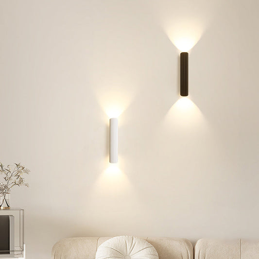 Scandinavische Wandlamp Zwart met Ingebouwde LED 6W - Modern Muurlamp voor Binnenverlichting, 600lm 1