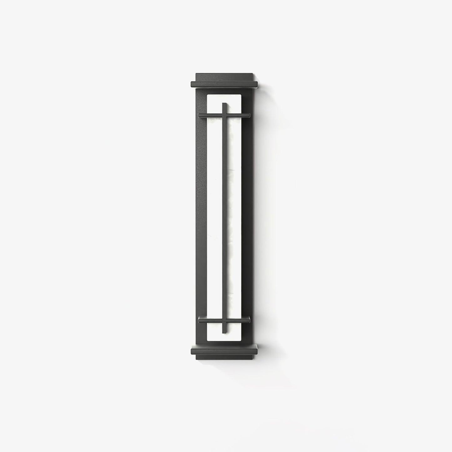 Moderne Buitenlamp met Marmerlook & RVS – IP65 LED Wandlamp