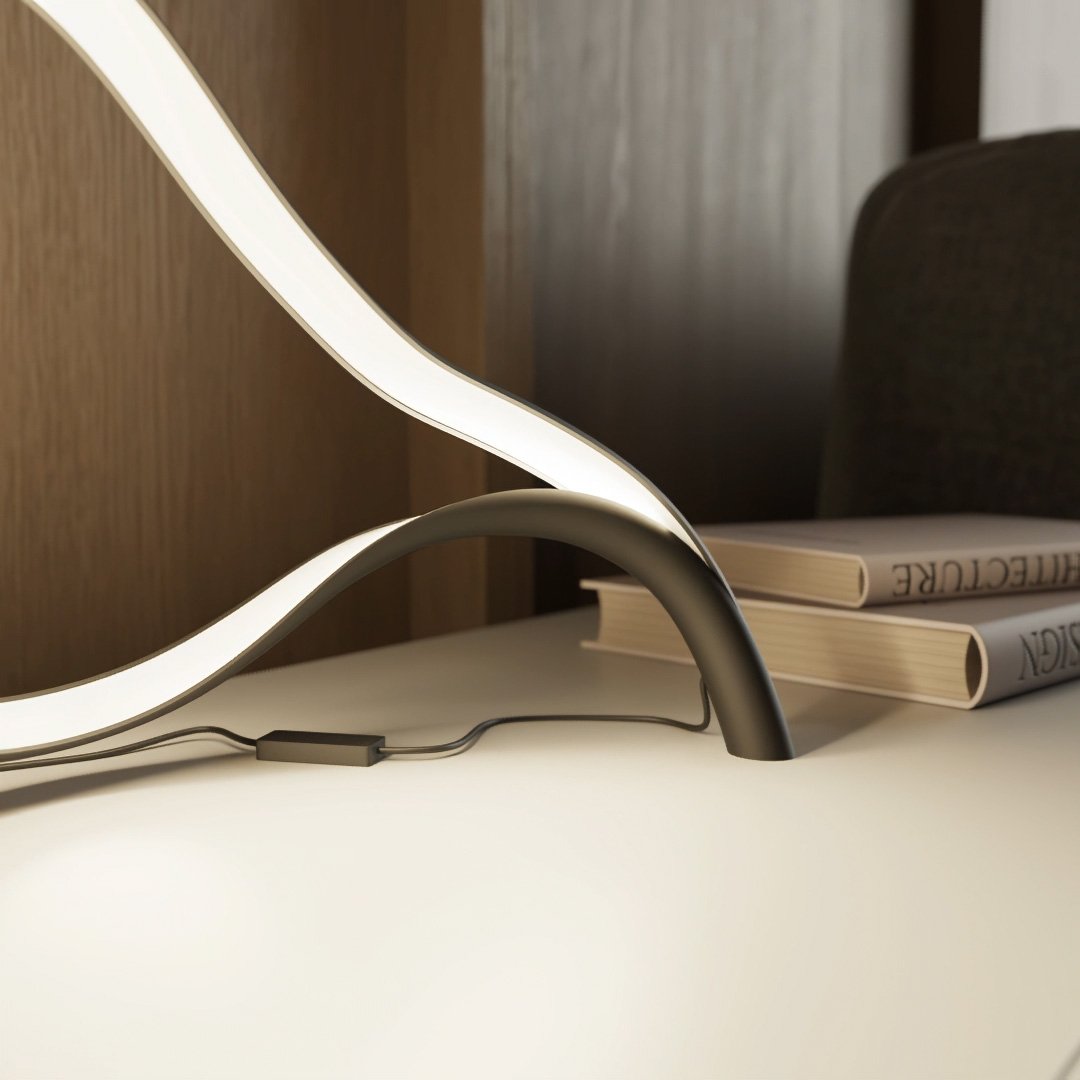 Minimalistische Tafellamp met Warme LED – 2700K