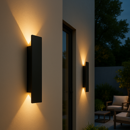 LED Wandlamp voor Buiten | IP65 Weerbestendig | Modern Design in Meerdere Formaten