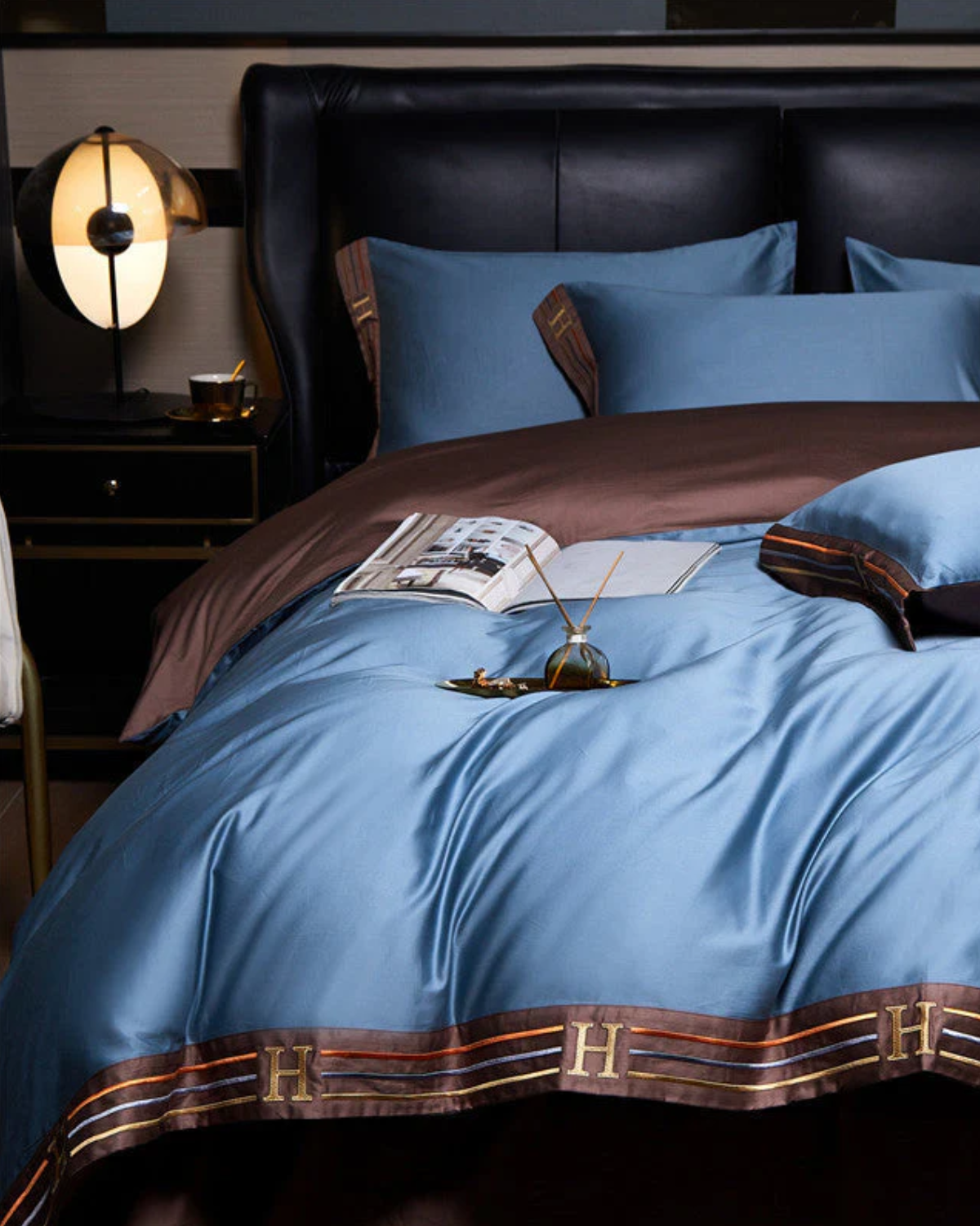 4-delige Katoen Satijn Beddengoedset met 300TC en Elegante Borduursels – Luxe en Ademend voor Ultiem Comfort 7