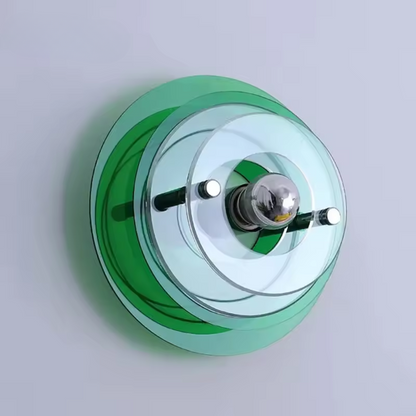 Antieke Bauhaus Wandlamp met Kleurrijke Accenten voor Sfeervolle Verlichting – Muurlamp voor Binnengebruik, Perfect voor Elke Kamer 0