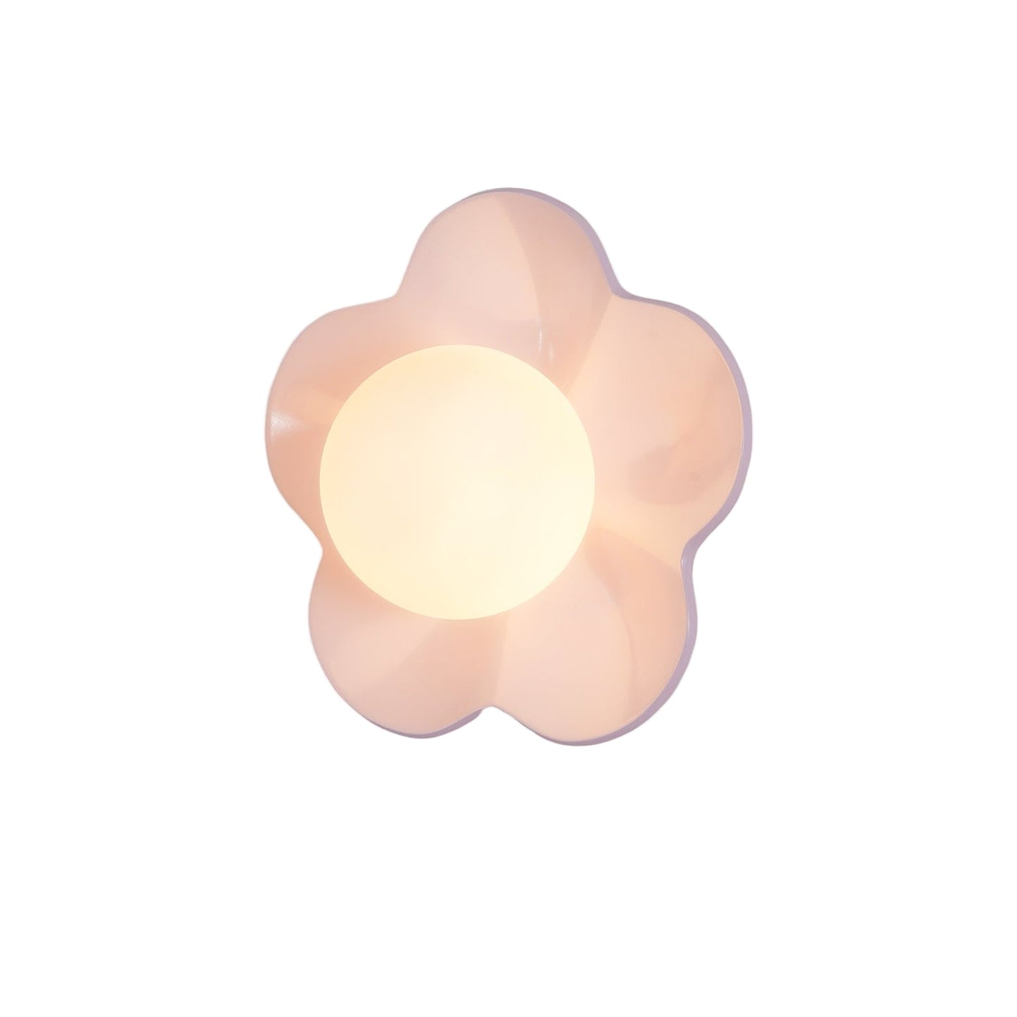 Bloemvormige Wandlamp met LED Verlichting – Verkrijgbaar in Wit, Geel en Paars voor Sfeervolle Binnenruimtes 1