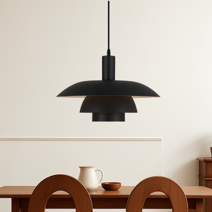 Deense Stijl Hanglamp met LED Verlichting – Minimalistisch voor Eettafel en Woonkamer, Dimbaar en Eenvoudig te Installeren 6