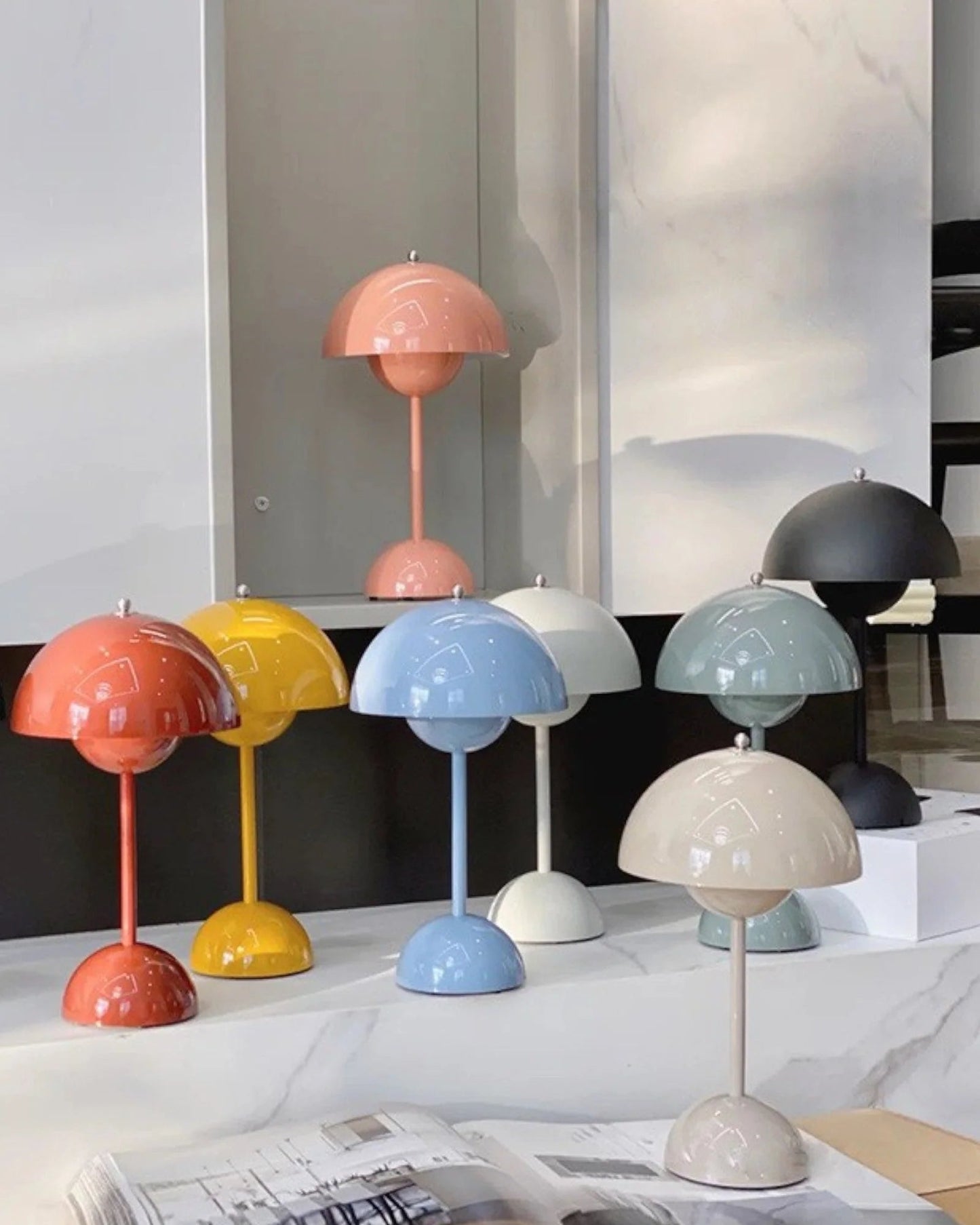 Dimbare LED Tafellamp met Scandinavisch Design in Hoogwaardig Metaal – Energiezuinig en Stijlvol voor Binnengebruik 3