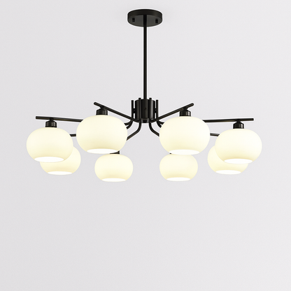 Elegante Bauhaus Kroonluchter voor Slaapkamer – Moderne Verlichting met Warme Ambiance en Tijdloos Ontwerp 9