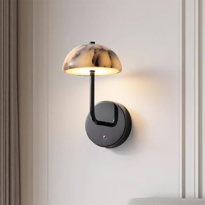 Elegante Wandlamp van Bulgari Marmer met LED Verlichting voor Binnen – Moderne Muurlamp voor Woonkamer en Slaapkamer 1