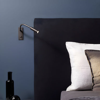 Flexibele Zwarte Wandlamp met LED en Gooseneck voor Slaapkamer en Werkruimte – Ideaal als Muurlamp 5