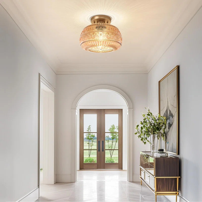 Flora Glazen Semi-Inbouwplafondlamp – Modern Design met Energiezuinige LED Verlichting 6