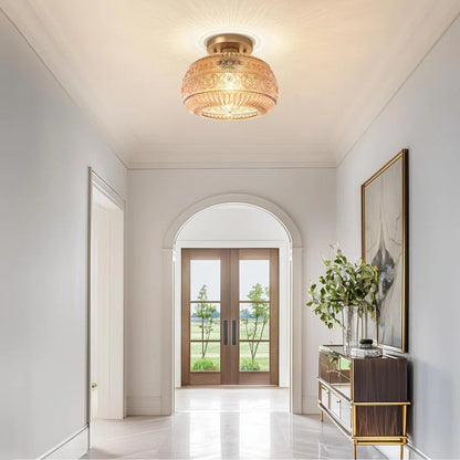 Flora Glazen Semi-Inbouwplafondlamp – Modern Design met Energiezuinige LED Verlichting 6