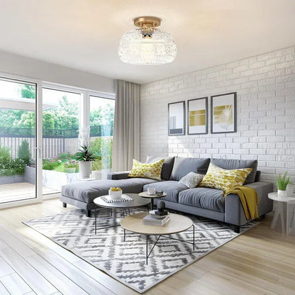 Flora Glazen Semi-Inbouwplafondlamp – Modern Design met Energiezuinige LED Verlichting 8