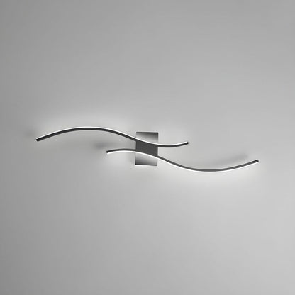 Gillon Wandlamp Golvend Design met Geïntegreerde LED Verlichting voor Binnen - Modern Muurlamp voor Woonkamer en Slaapkamer 1