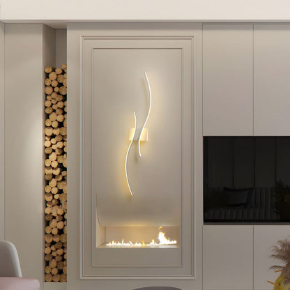 Gillon Wandlamp Golvend Design met Geïntegreerde LED Verlichting voor Binnen - Modern Muurlamp voor Woonkamer en Slaapkamer 10