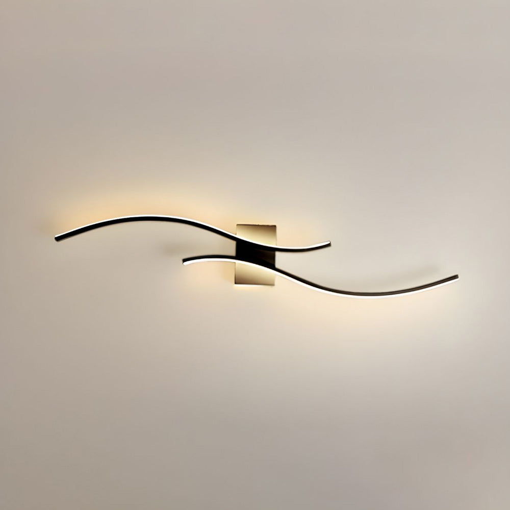 Gillon Wandlamp Golvend Design met Geïntegreerde LED Verlichting voor Binnen - Modern Muurlamp voor Woonkamer en Slaapkamer 7