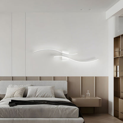 Gillon Wandlamp Golvend Design met Geïntegreerde LED Verlichting voor Binnen - Modern Muurlamp voor Woonkamer en Slaapkamer 9