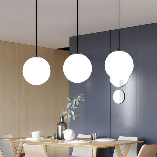 Glazen Hanglamp Sumpulon E27 voor Eettafel en Woonkamer – Elegant Rond Ontwerp met Warme Lichtverdeling 0