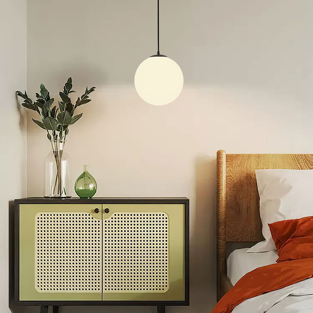 Glazen Hanglamp Sumpulon E27 voor Eettafel en Woonkamer – Elegant Rond Ontwerp met Warme Lichtverdeling 4