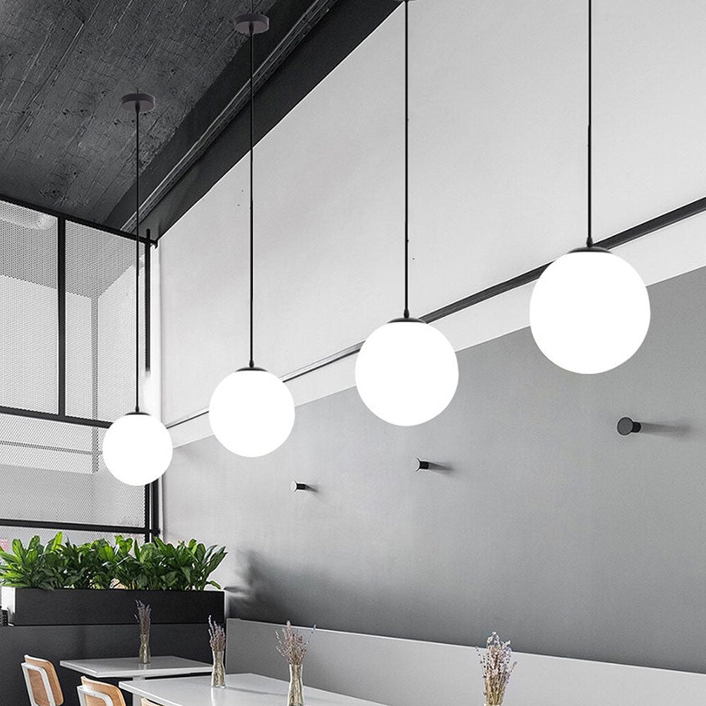 Glazen Hanglamp Sumpulon E27 voor Eettafel en Woonkamer – Elegant Rond Ontwerp met Warme Lichtverdeling 8