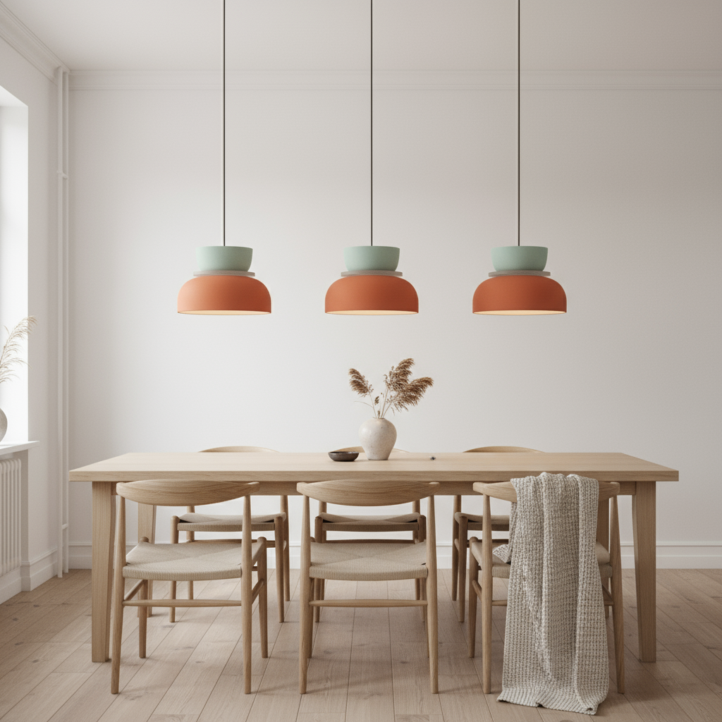 Hanglamp Nordic Macaron met Energiezuinige LED en Eenvoudige Touwophanging 2