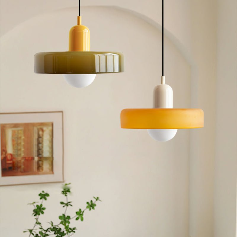 Hanglamp van Gekleurd Glas voor Woonkamer en Eetkamer – Modern Design met Verstelbare Ophanglengte 14