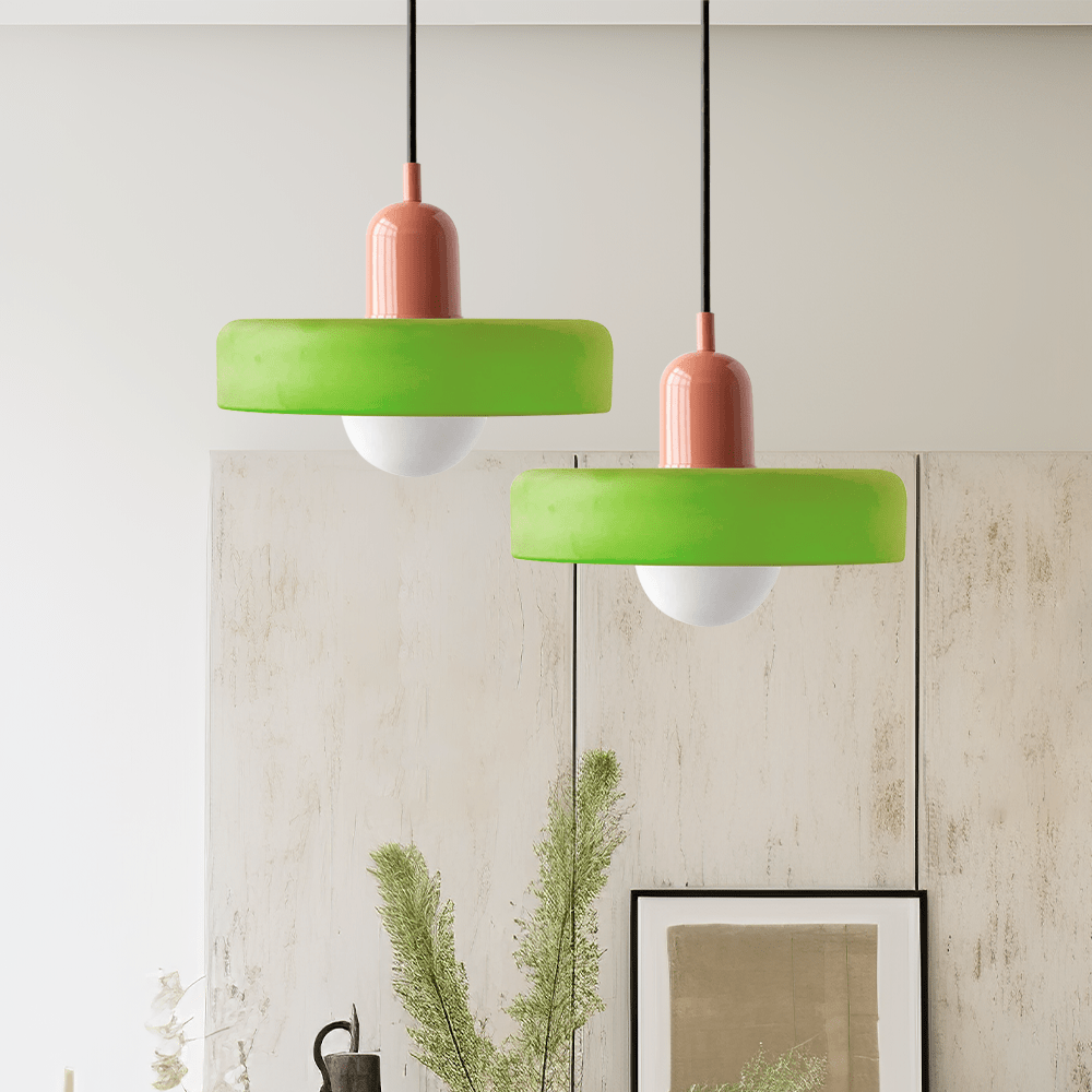 Hanglamp van Gekleurd Glas voor Woonkamer en Eetkamer – Modern Design met Verstelbare Ophanglengte 24