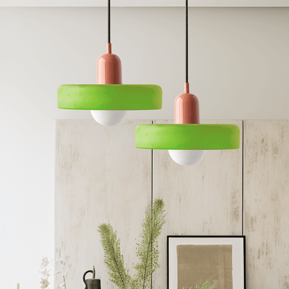 Hanglamp van Gekleurd Glas voor Woonkamer en Eetkamer – Modern Design met Verstelbare Ophanglengte 24