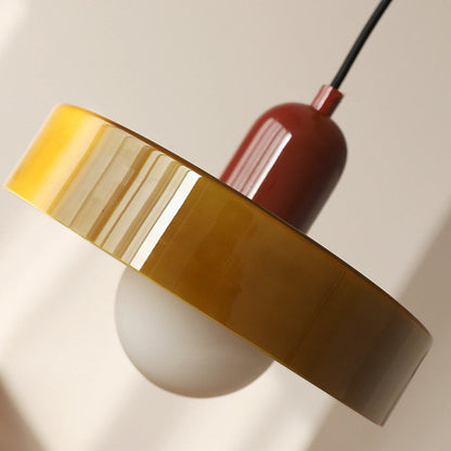 Hanglamp van Gekleurd Glas voor Woonkamer en Eetkamer – Modern Design met Verstelbare Ophanglengte 3