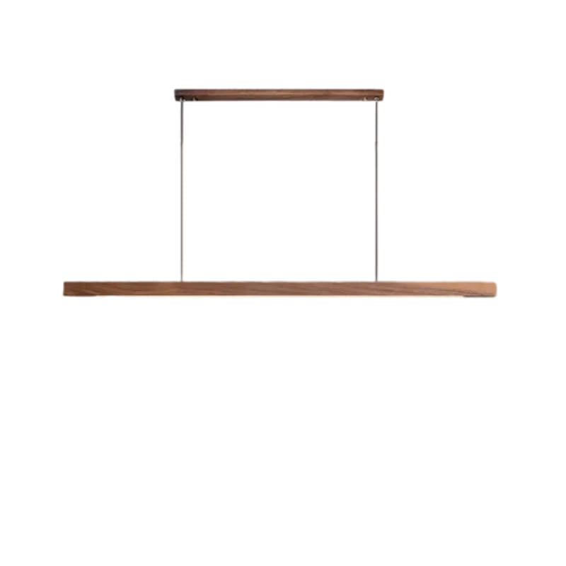 Hanglamp van Hout met Verstelbare LED Verlichting voor Eettafel en Woonkamer – Dimbaar en Duurzaam Design 0