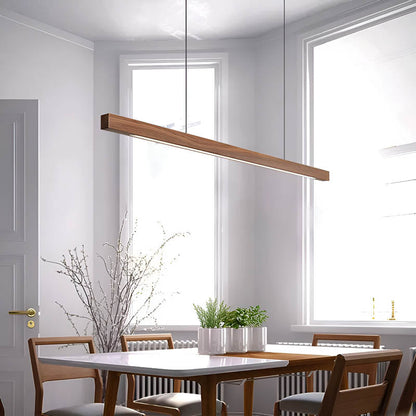 Hanglamp van Hout met Verstelbare LED Verlichting voor Eettafel en Woonkamer – Dimbaar en Duurzaam Design 3