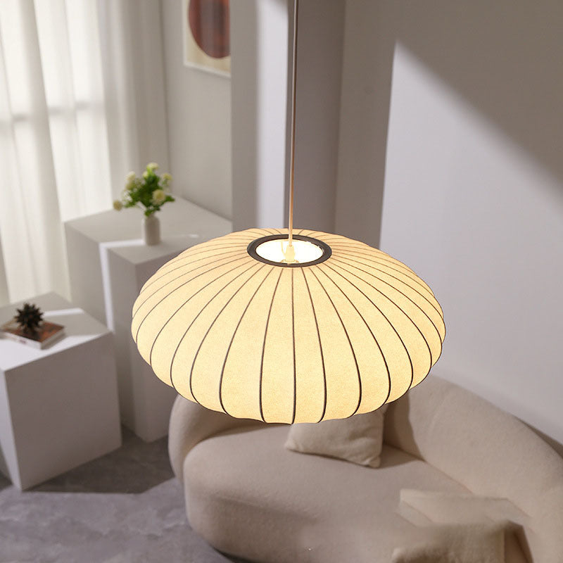 Italiaanse Zijden Hanglamp voor Eettafel met Verstelbare Hoogte en LED Verlichting – Luxe Woonkamer Lamp 3