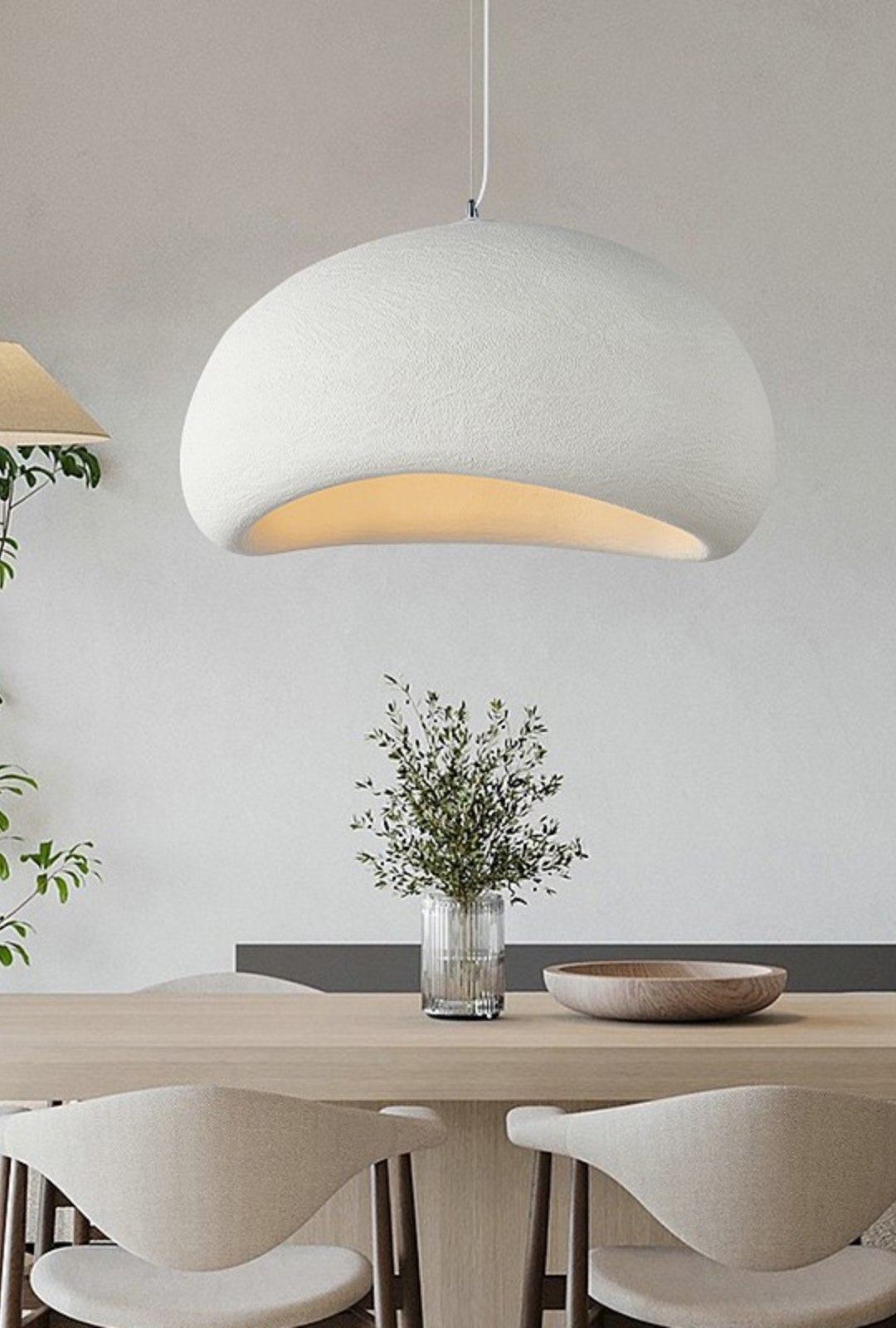 Kanso Hanglamp in Wabi Sabi Stijl – Verstelbare Kleurtemperatuur voor Eetkamer of Woonkamer 7