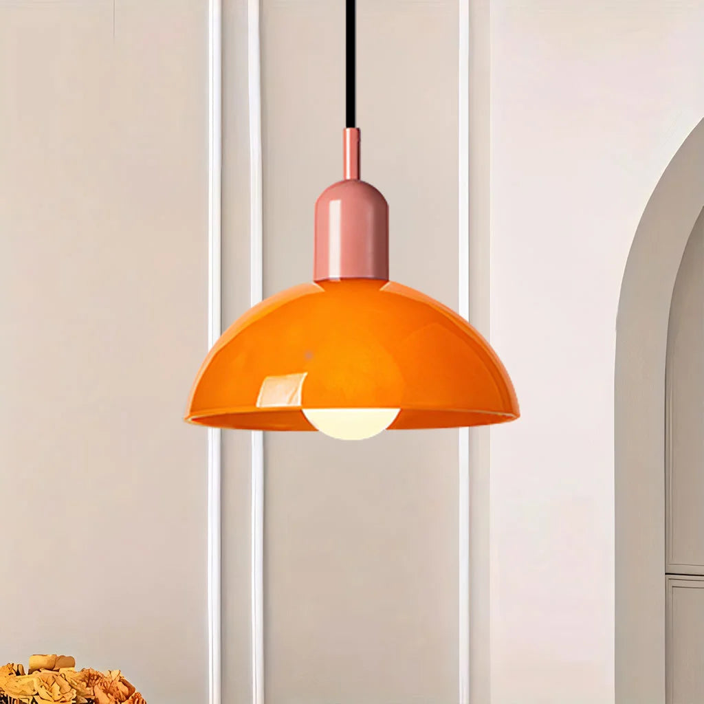 Kleurrijke Hanglamp voor Woonkamer en Eettafel – Stijlvolle Aurelia Kom in Multicolor, Modern Ontwerp 0