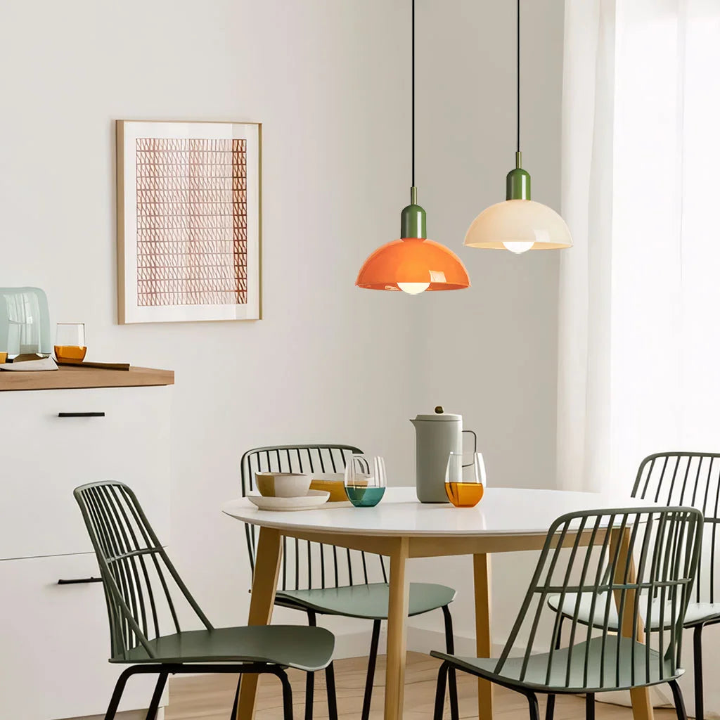Kleurrijke Hanglamp voor Woonkamer en Eettafel – Stijlvolle Aurelia Kom in Multicolor, Modern Ontwerp 6