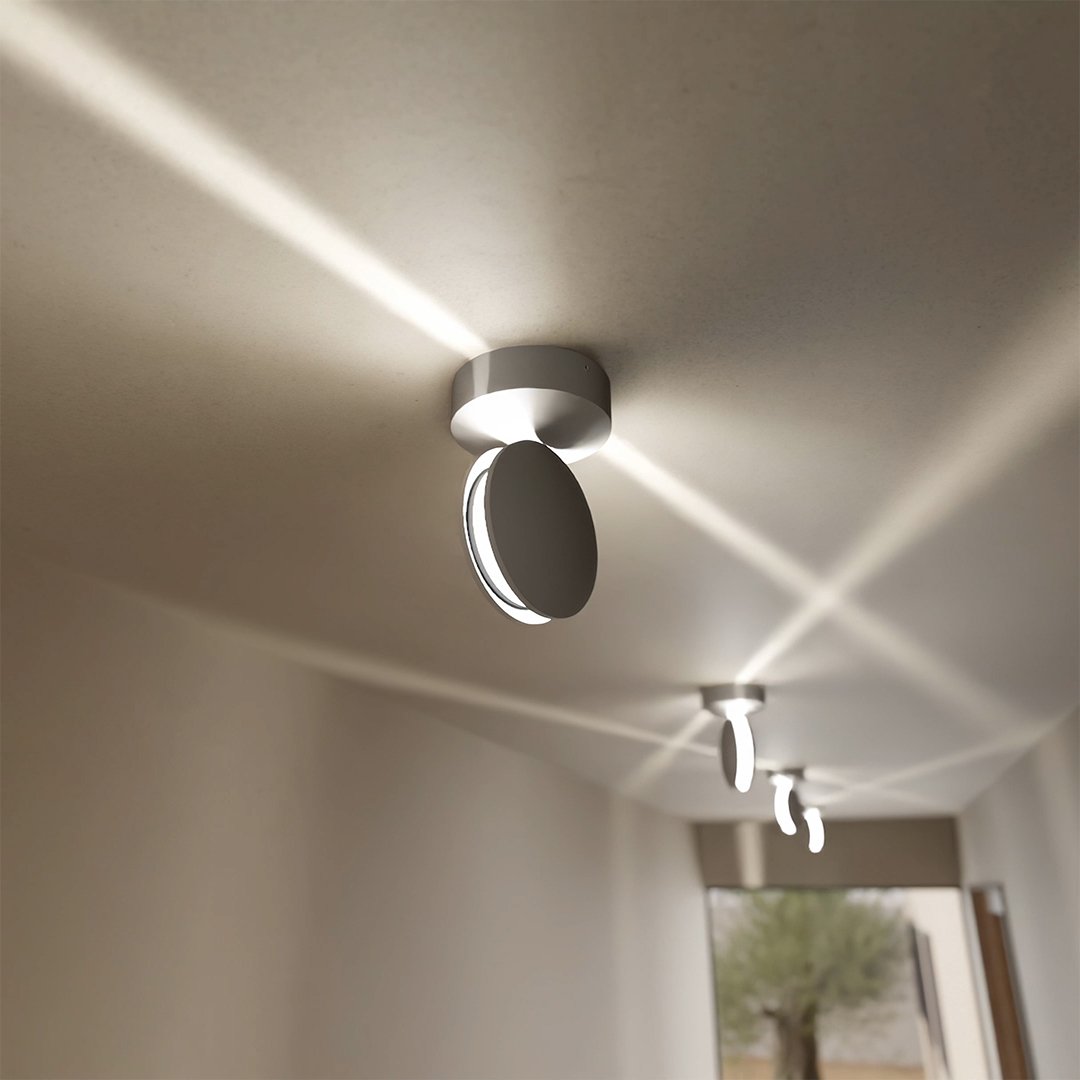 LED Spotlamp met 360° Draaibaar Lichtelement - Warm Wit Licht, Dubbelzijdige Lichtbundel, IP65 Aluminium Design 3