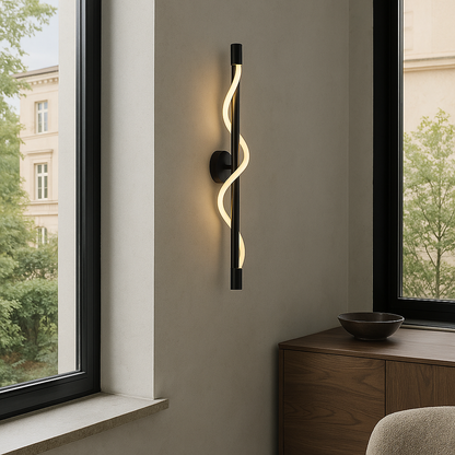 Lineaire Kromming Wandlamp met Geïntegreerde LED voor Binnen – Modern Design en Verstelbare Lichtsterkte, 25cm x 90cm/120cm 7