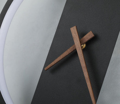 Luxe Klokvormige LED Wandlamp Goud Zwart – Modern Design voor Binnen met Energiezuinige Verlichting 4