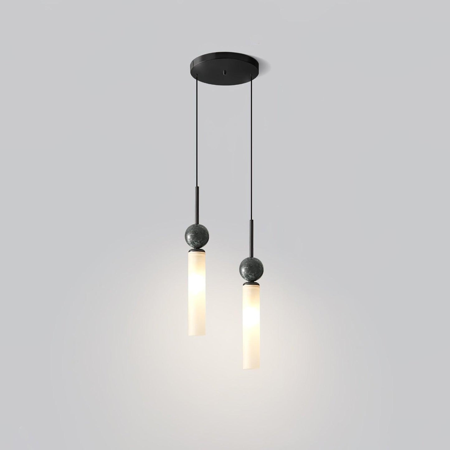 Marmeren Hanglamp met Messing Stang en Acryl Diffuser – Modern Eetkamer Lamp voor Woonkamer en Slaapkamer 11