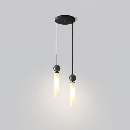 Marmeren Hanglamp met Messing Stang en Acryl Diffuser – Modern Eetkamer Lamp voor Woonkamer en Slaapkamer 11