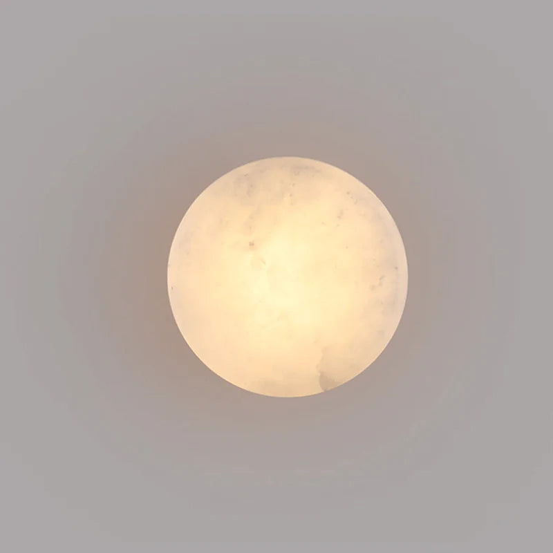 Marmeren Wandlamp met LED Verlichting – Minimalistisch Zwart Muurlamp voor Hal, Slaapkamer en Woonkamer 8